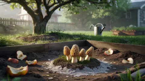 Grow gourmet morel mushrooms at home with this unexpected kitchen staple