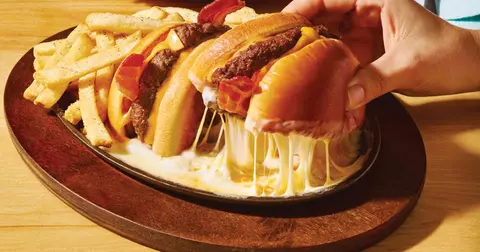 Applebee's adds even more cheese to its O-M-Cheese Burger for $11.99