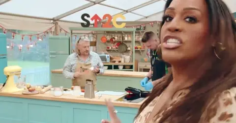 Channel 4's Celebrity Bake Off is thrown into chaos after a star's medical drama
