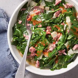 Slow-cooker collard greens