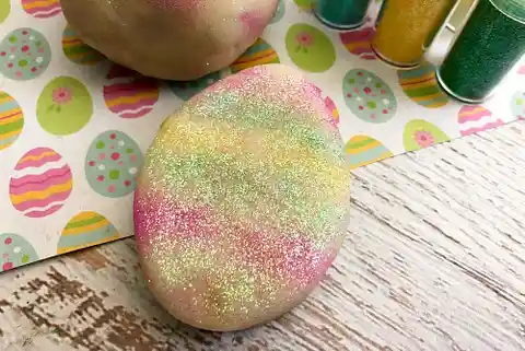 DIY edible Easter play dough