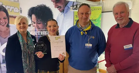 A talented student wins the regional heat of a cooking contest