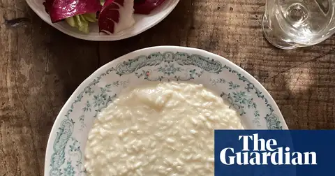 Rachel Roddy's recipe for risotto in bianco, from a kitchen in Rome