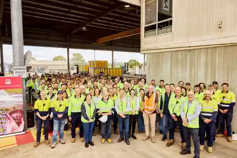Treasury's Barossa winery celebrates crushing a million tonnes