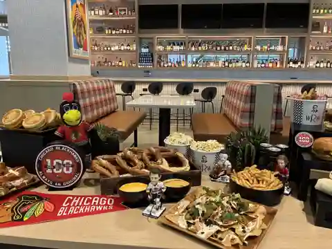 Gourmet stadium eats with great views of the ice at the Blackhawks' expanded training facility