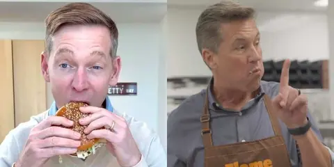 Burger King brutally skewers McDonald's after a video of its CEO gingerly taste-testing a burger sparks mockery