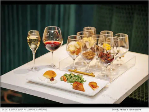 Domaine Carneros debuts Scent & Savor, an immersive wine tour of aromas and taste transformations