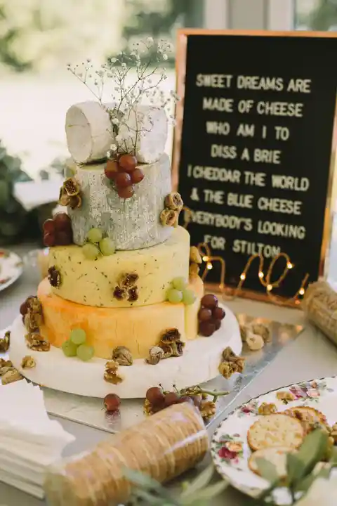 Cheese wedding cakes: an alternative cake idea for a memorable day